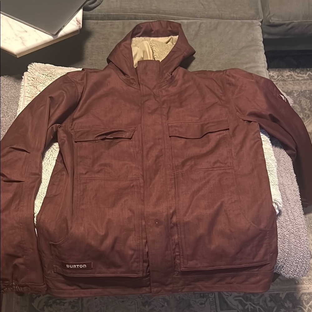 Burton Brown Ski & Snowboard Jacket with Hood